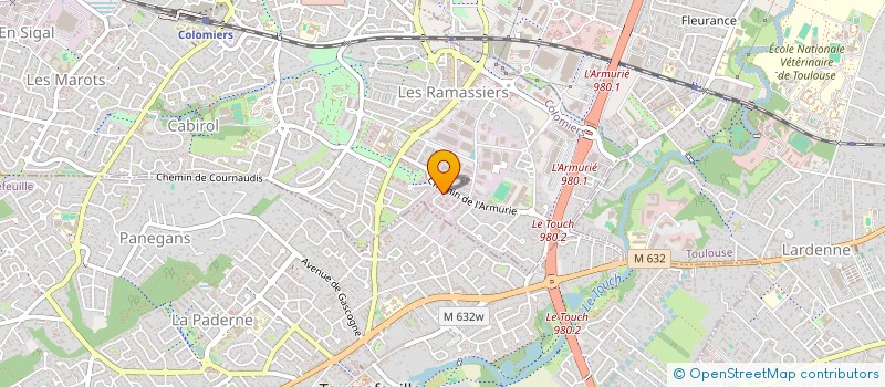 localisation de l'entreprise ASSISTENCIA 31 à COLOMIERS