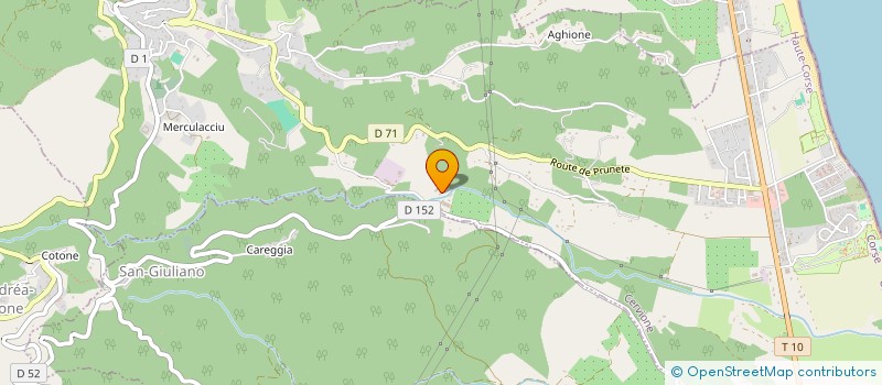 localisation de l'entreprise ASSISTER, DYNAMISER, ELABORER à CERVIONE