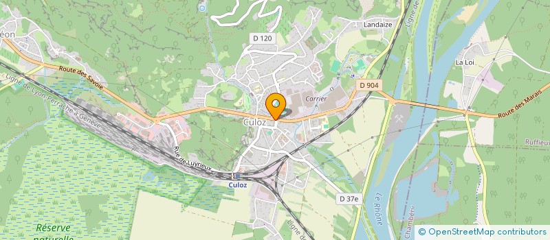 localisation de l'entreprise ASSISTHERM ALPES  CULOZ-BEON