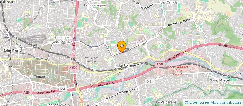 localisation de l'entreprise ASSISTING à MARSEILLE