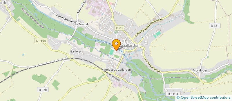 localisation de l'entreprise ASSISTO INDUSTRIAL WATER SOLUTIONS à GALLARDON