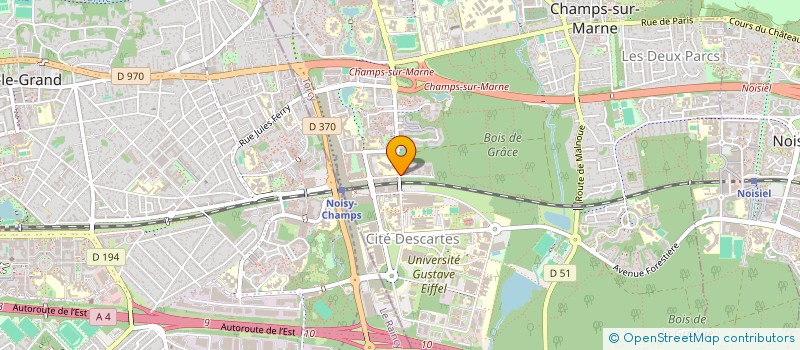 localisation de l'entreprise ASSISTRA  CHAMPS-SUR-MARNE