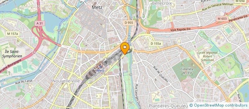 localisation de l'entreprise ASSISTRANS  METZ