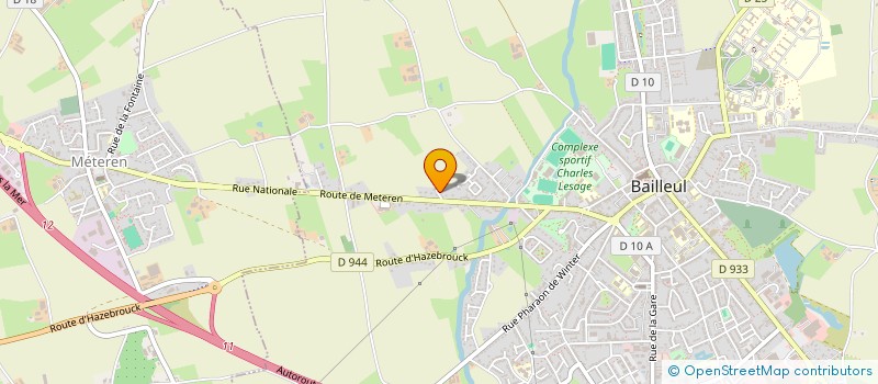 localisation de l'entreprise ASSISTRAVAUX à BAILLEUL