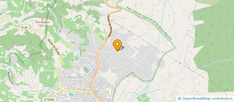 localisation de l'entreprise ASSITANCE ROUTIERE INTER DEPANNAGE  LE BEAUSSET