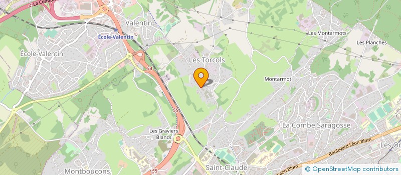 localisation de l'entreprise ASSITECH à BESANCON