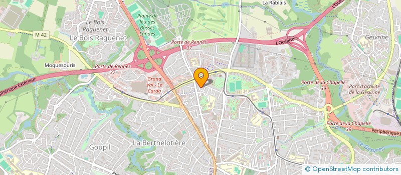 localisation de l'entreprise ASSJ  PORNIC