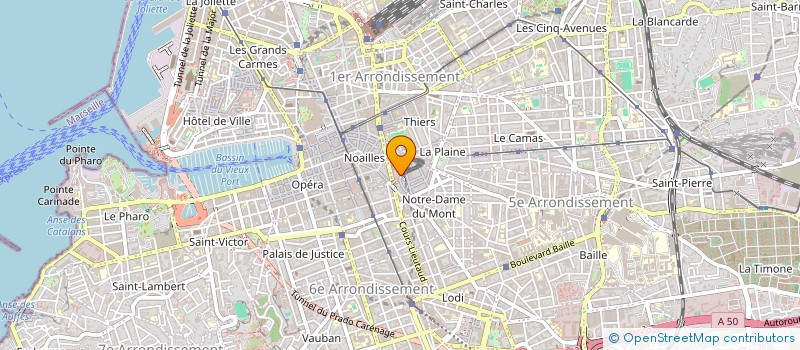 localisation de l'entreprise ASSLAMA  MARSEILLE