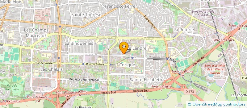 localisation de l'entreprise ASSLEMA BREIZH à RENNES
