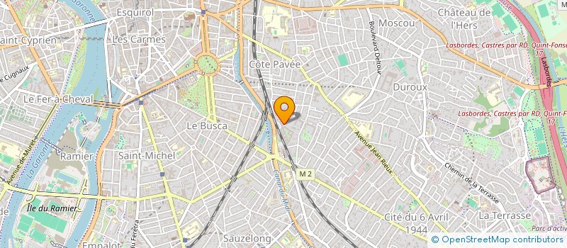 localisation de l'entreprise ASSM à TOULOUSE