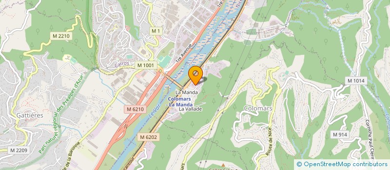 localisation de l'entreprise ASSM KARATE  SAINT-MARTIN-DU-VAR