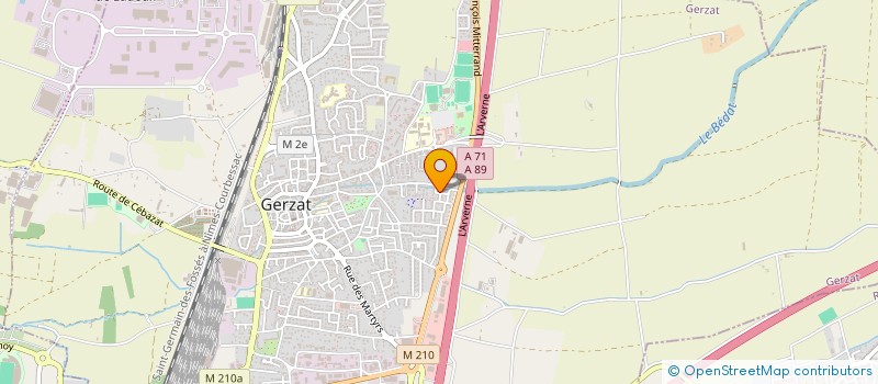 localisation de l'entreprise ASSMAT ET P'TITS LUTINS  GERZAT