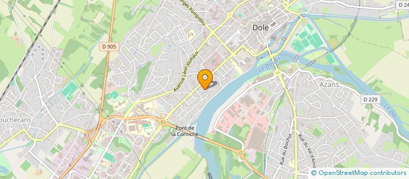 localisation de l'entreprise ASSMAT.ORG à DOLE