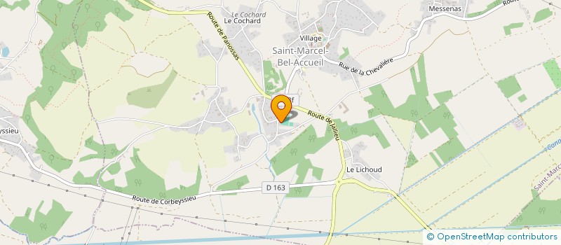 localisation de l'entreprise ASSMIDA RUGBY  SAINT-MARCEL-BEL-ACCUEIL