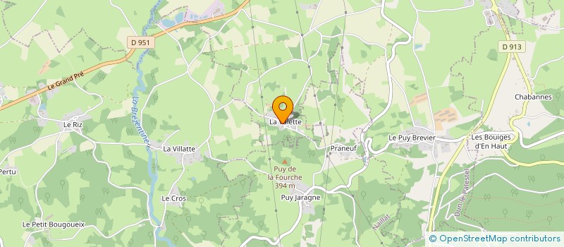 localisation de l'entreprise ASSMO à NAILLAT