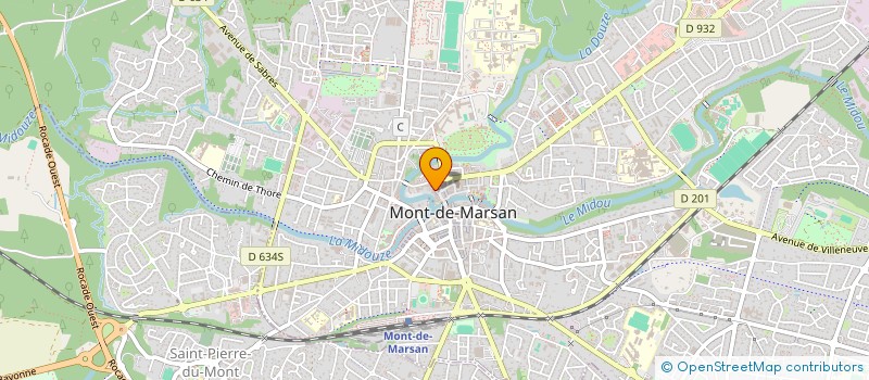localisation de l'entreprise ASSNASA à MONT-DE-MARSAN