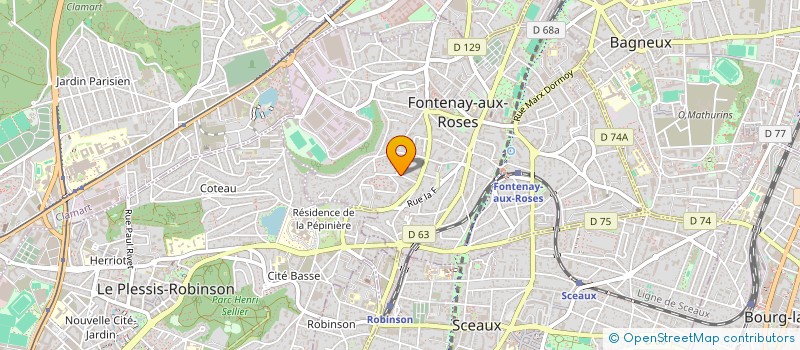 localisation de l'entreprise ASSO 4L à FONTENAY-AUX-ROSES