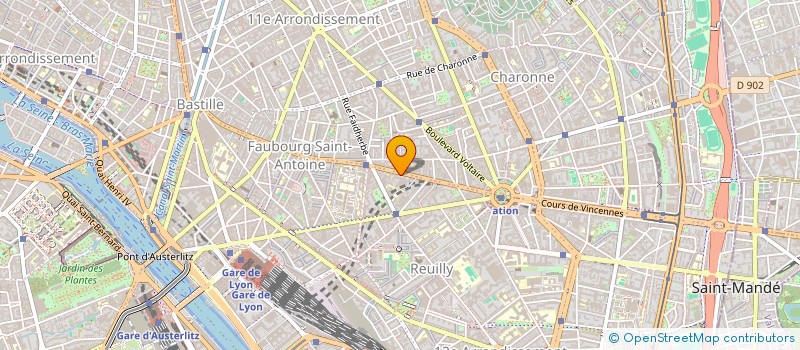 localisation de l'entreprise ASSO  PARIS 12