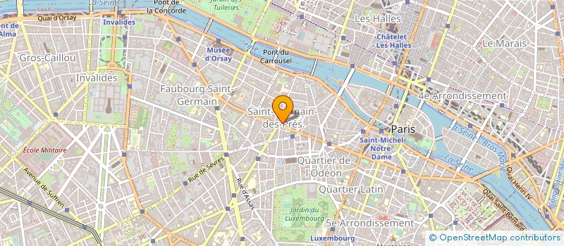 localisation de l'entreprise ASSO ABBAYE ST GERMAIN DES PRE  PARIS