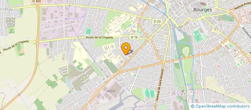 localisation de l'entreprise ASSO ACCORDEONISTES BERRUYERS  BOURGES