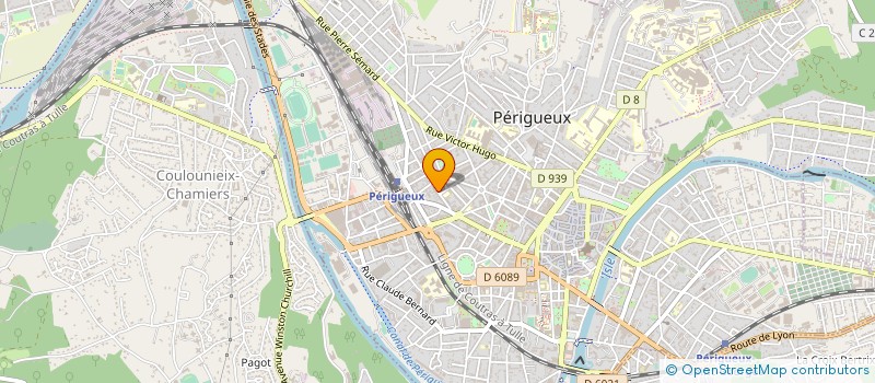 localisation de l'entreprise ASSO ACTION EDUCATIVE DEP 24 à PERIGUEUX