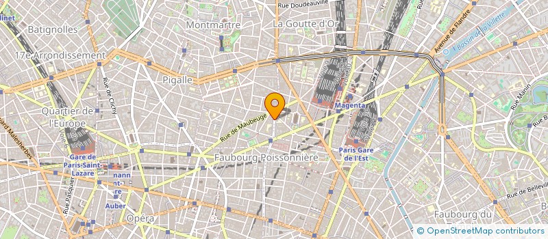 localisation de l'entreprise ASSO ACTRICES ET ACTEURS DE FRANCE ASSOCIES  PARIS