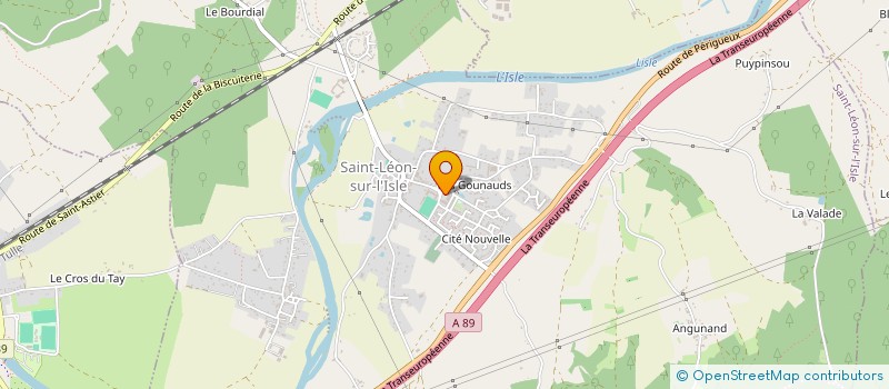 localisation de l'entreprise ASSO ADMINISTRATION MAISON RETRAITE à SAINT-LEON-SUR-L'ISLE