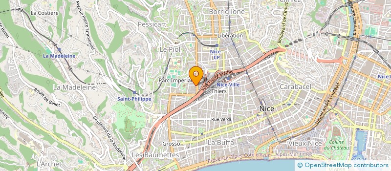 localisation de l'entreprise ASSO AFRIQUE ANTILLES COTE D AZUR à NICE