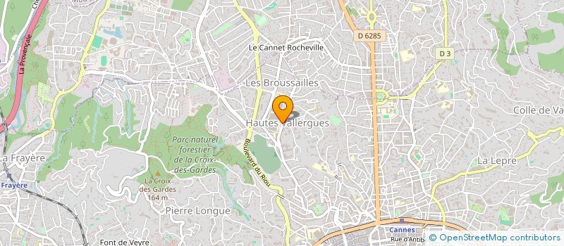 localisation de l'entreprise ASSO (AIDE AUX SOINS DE SUPPORT EN ONCOLOGIE) à CANNES