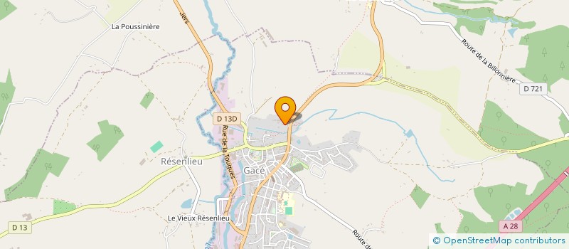 localisation de l'entreprise ASSO AIDE DOMI MILIEU RURAL à GACE