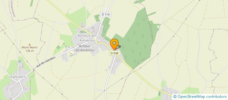 localisation de l'entreprise ASSO AINES CANTON ACHEUX EN AMIENOIS à ACHEUX-EN-AMIENOIS
