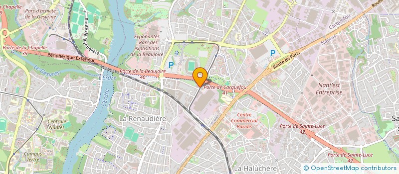 localisation de l'entreprise ASSO ALLOGENE  NANTES