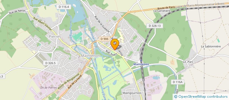 localisation de l'entreprise ASSO ALTER AVENIR à MAINTENON