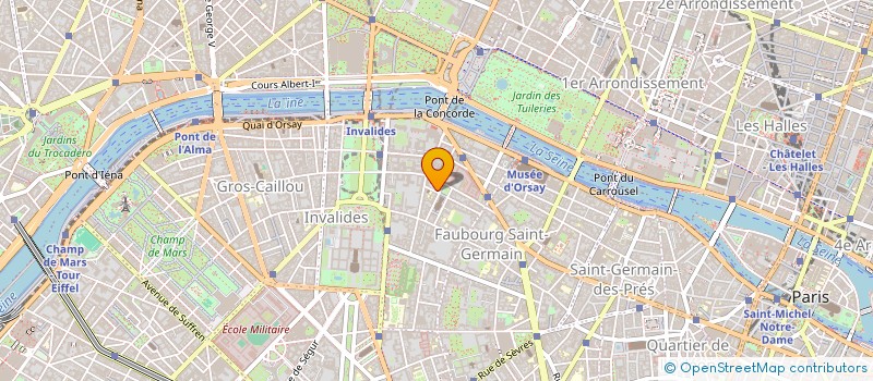 localisation de l'entreprise ASSO AMENAG RURAL EAUX ET FORETS  PARIS