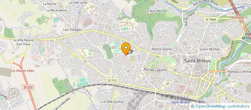 localisation de l'entreprise ASSO AMICALE DES SAPEURS POMPIERS à SAINT-BRIEUC