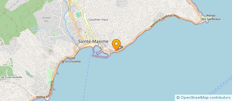 localisation de l'entreprise ASSO AMIS DE LA TOUR à SAINTE MAXIME