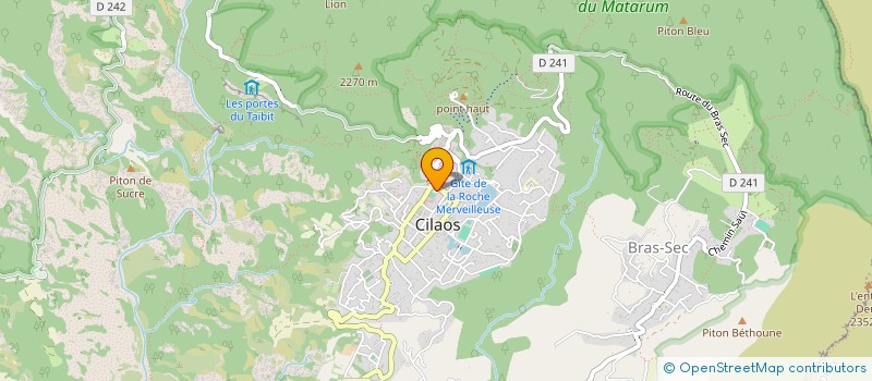 localisation de l'entreprise ASSO AMIS DU LIVRE DE LA LECTURE ET ARTS à CILAOS