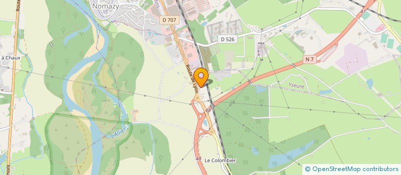 localisation de l'entreprise ASSO AMIS STE JEANN DE CHANTAL à TOULON SUR ALLIER
