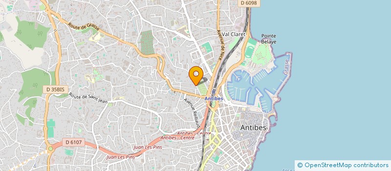 localisation de l'entreprise ASSO ANTIBOISE ALPHABETISATION  ANTIBES
