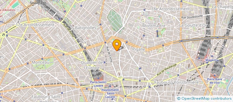 localisation de l'entreprise ASSO ARTISTIQUE DE L ADAMI  PARIS