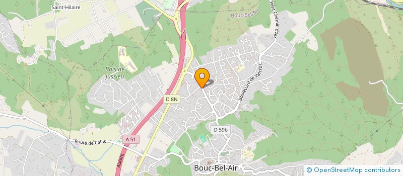 localisation de l'entreprise ASSO ASSISTANCE CONTROLE METROLOGIE à BOUC-BEL-AIR