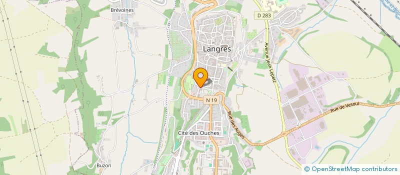 localisation de l'entreprise ASSO ASSUR ELEVES ENSEI PUBLIC à LANGRES