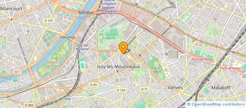 localisation de l'entreprise ASSO ATELIER APPRENTIS PETITE MECANIQUE à ISSY-LES-MOULINEAUX