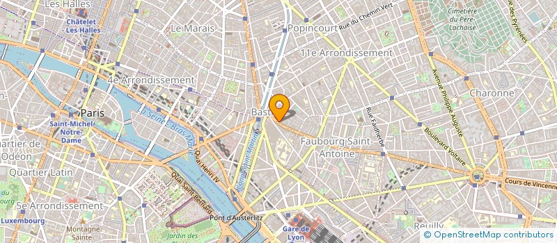 localisation de l'entreprise ASSO AU SERV DES AUTISTES ET LA PEDAGOGI à PARIS 11