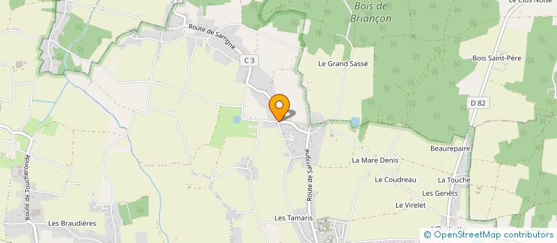 localisation de l'entreprise ASSO AUTHION KARAT MEIKYO  LOIRE-AUTHION