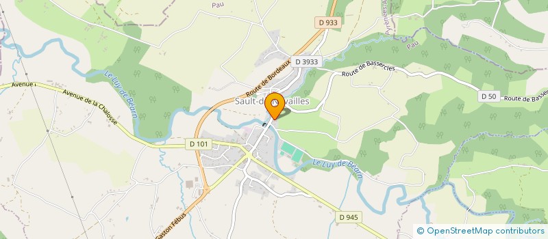 localisation de l'entreprise ASSO AYUDE A SAULT  SAULT-DE-NAVAILLES