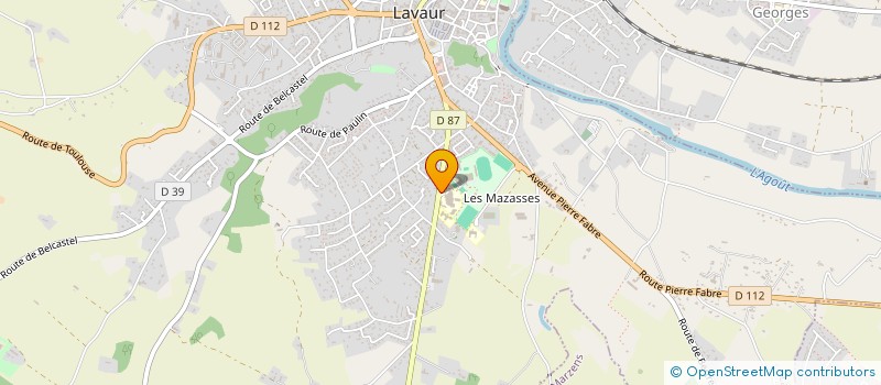 localisation de l'entreprise ASSO BBC  LAVAUR