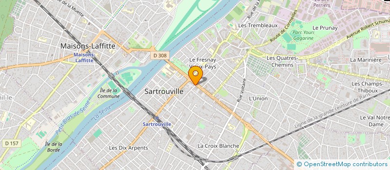 localisation de l'entreprise ASSO BELLE à SARTROUVILLE