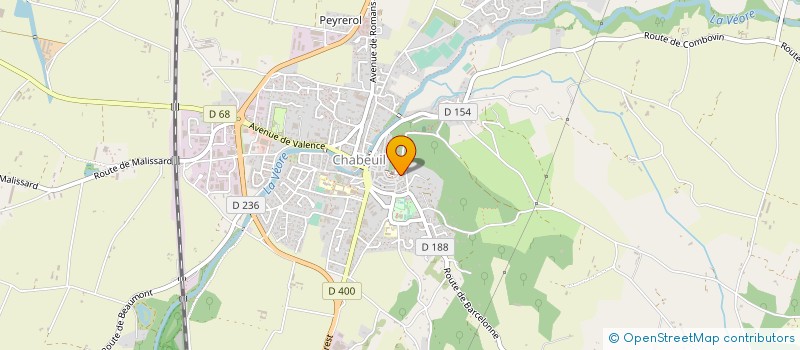 localisation de l'entreprise ASSO BELOUGA ET COMPAGNIES à CHABEUIL