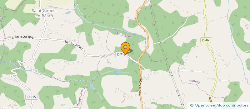 localisation de l'entreprise ASSO. BERTRAND LEVEQUE RACING TEAM  SAINT-BOES